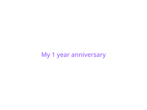 Anniversary