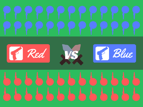 Red vs. Blue - Design