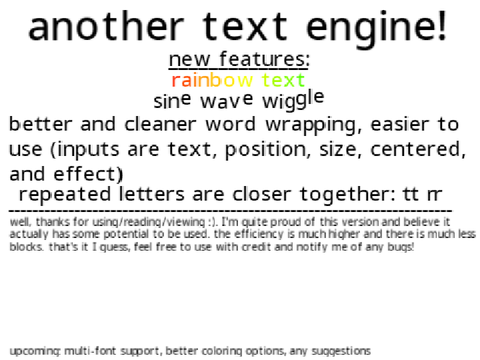 Text Engine 2.0