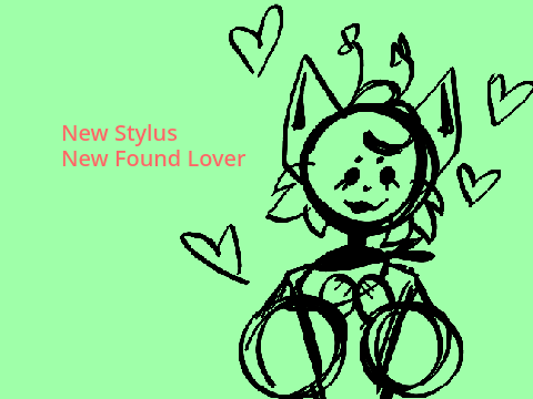 I GOT A NEW STYLUS PEN AND I'M IN LOOOVVVEEE