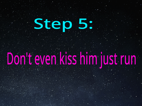 How To "Kiss" A Boy