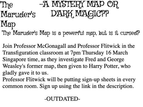 Harry Potter Roleplay Newspaper