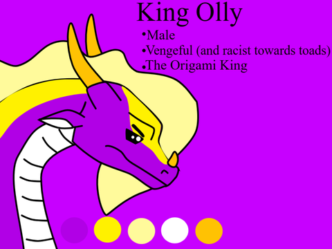 King Olly as a WoF Dragon (OC)