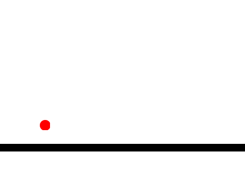 a ball that bounces around