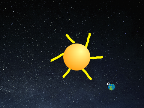 Space and Earth. remix