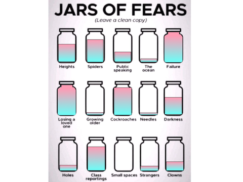 My jars of fears