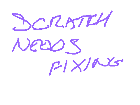 HOW? Scratch needs fixing-