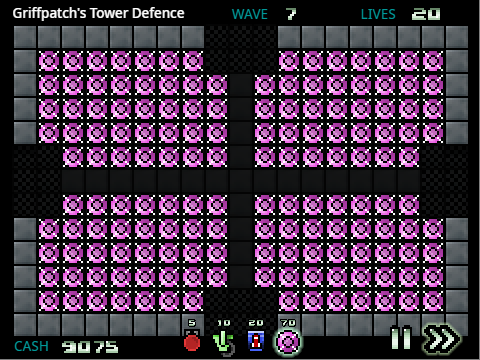 Griffpatch's Tower Defence v1.0 Hacked