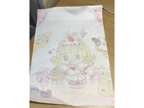 ひめこ姫のお菓子屋さんの模写