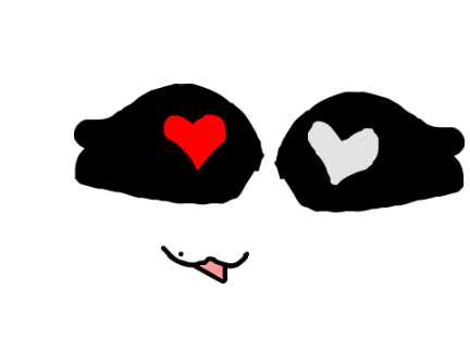 I was ask if I can make heart eyes so here they  are