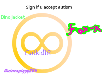 Sign if u accept autism  remix
