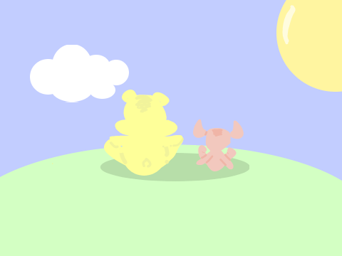 Winnie the pooh and Piglet 