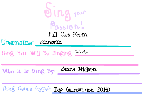 Sing Your Passion Singing Contest *OPEN* remix