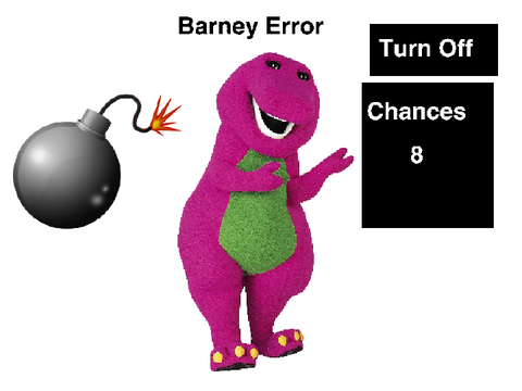 barney error 2