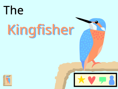 Kingfisher Parallax Art
