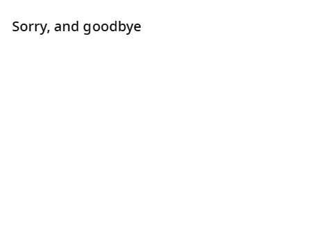 Moving on.