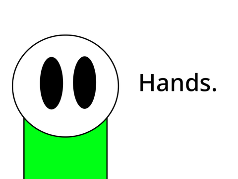Hands. 