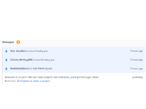 My first messages lol