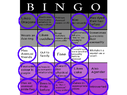 Asexual bingo remix