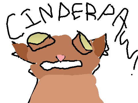 Fireheart when Cinderpelt gets Hit