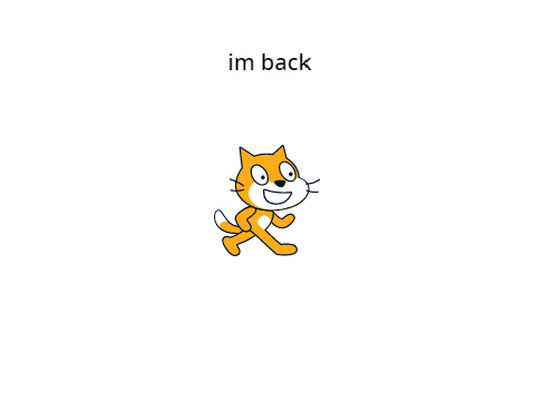 im back