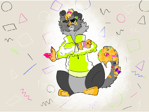 Jingletuft except make it 80s