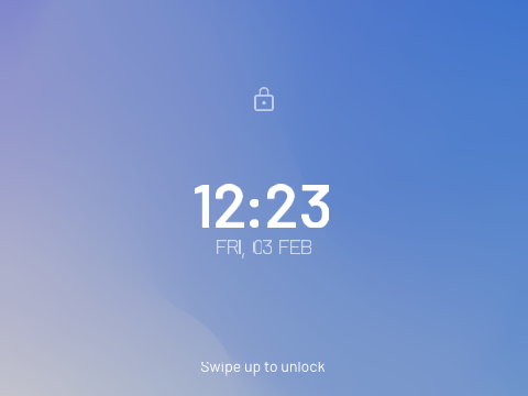 BlueOS VIII - Lockscreen (v3.3)