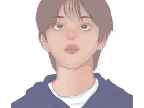 I tried drawing male characters