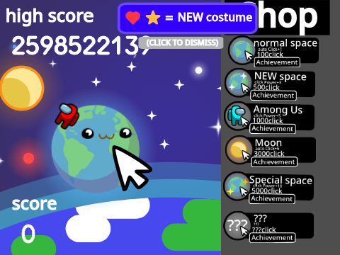 ✨spaceClicker✨ ver.1.1 remix