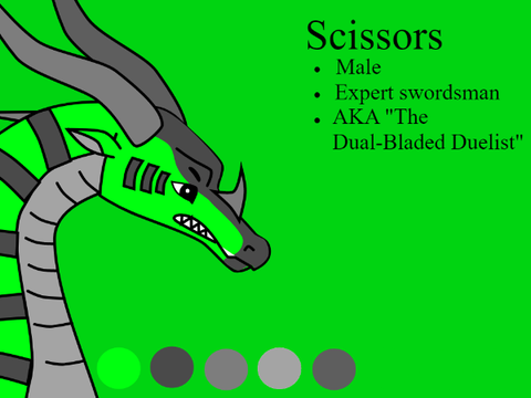 Scissors the HiveWing OC