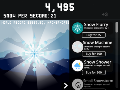 Snowflake Clicker!