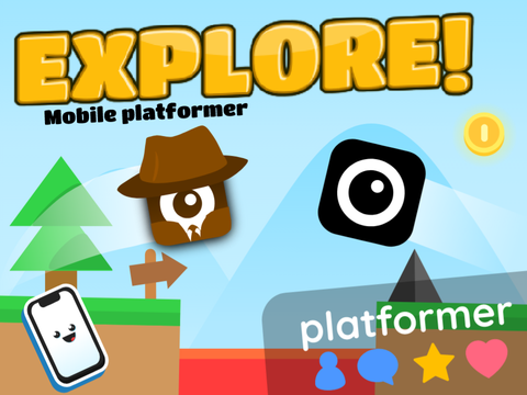 ⊹₊· ˚  E X P L O R E  ˚·₊⊹  | A Platformer #Games #Art ihcm