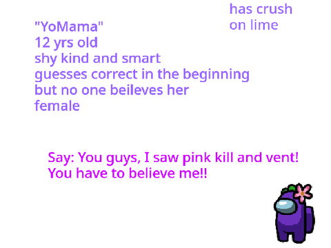 My "YoMamma" aka Purple Auditions