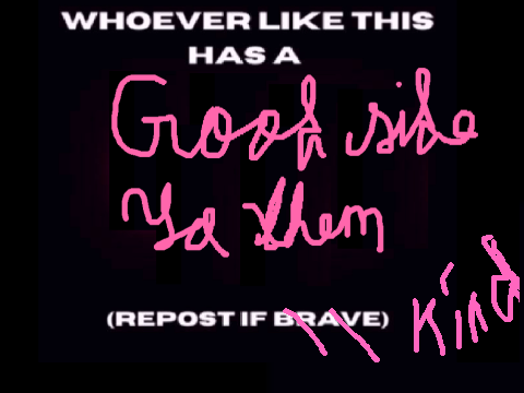Repost if you’re kind hearted 