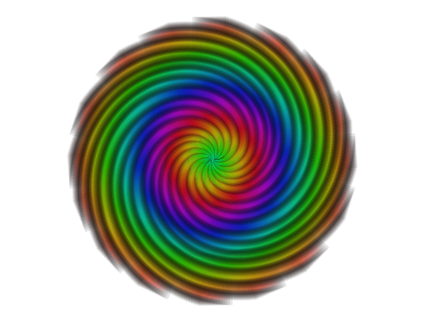 3D rainbow Windstorm