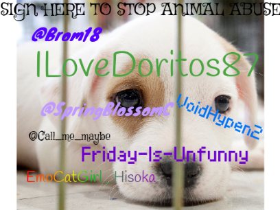 SIGN HERE TO STOP ANIMAL ABUSE remix remix remix remix remix remix remix