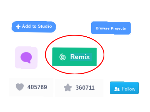 Make this project most Remixed on scratch remix 