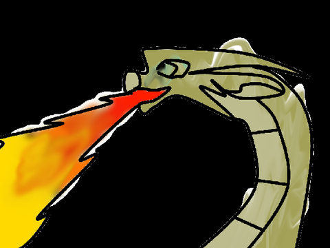 Sand Paint Dragon