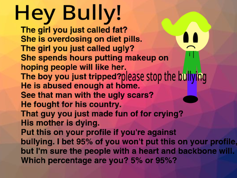 HEY BULLY! STOP!   #Stop Bullying remix remix remix