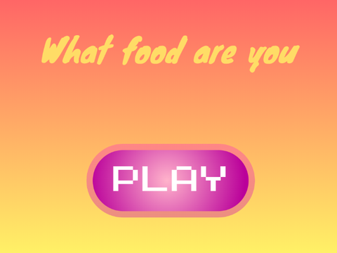 What type of food are you? Quiz