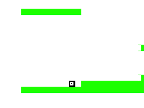 100%pen　横スクロールゲーム