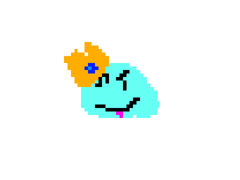 Pixelated King Slime