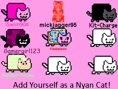 Add yourself as a Nyan cat remix