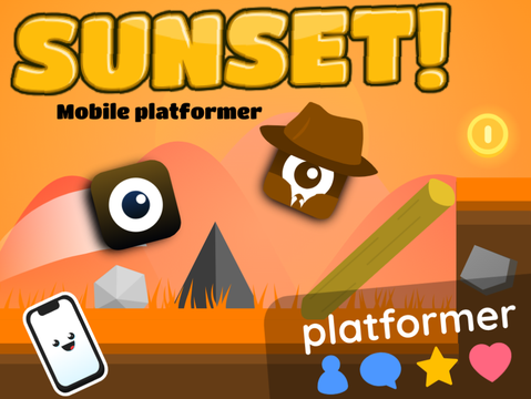 S U N S E T | A Platformer #games #animations