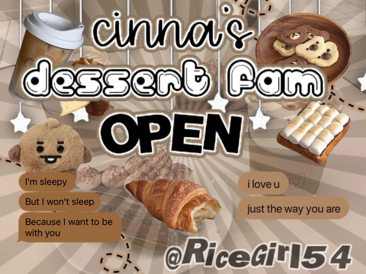 ☏ my dessert fam [CLOSED]