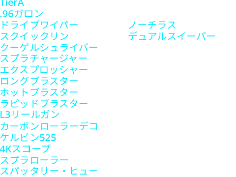 スプラブキTier表！