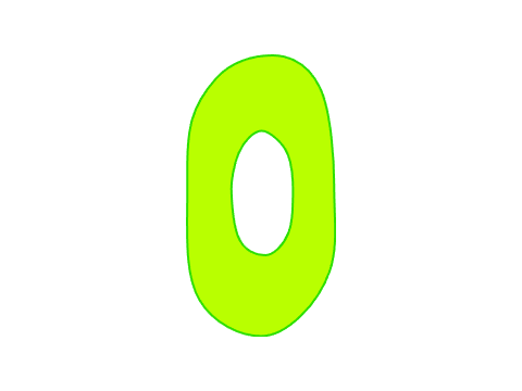 Colored Numbers 0-20