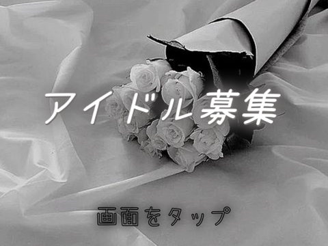 アイドル募集します