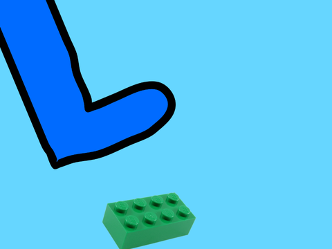 When you step on a lego