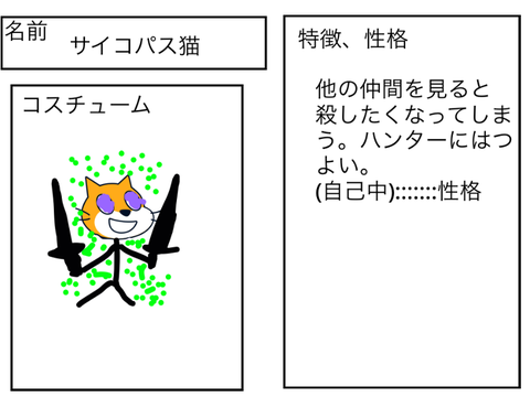 逃走中　参加シート remix